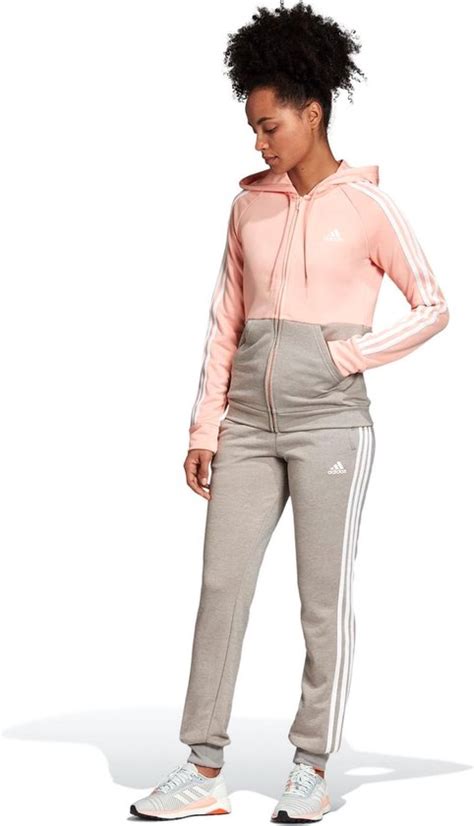 adidas game time trainingspak maat s vrouwen roze grijs|Adidas trainers nl.